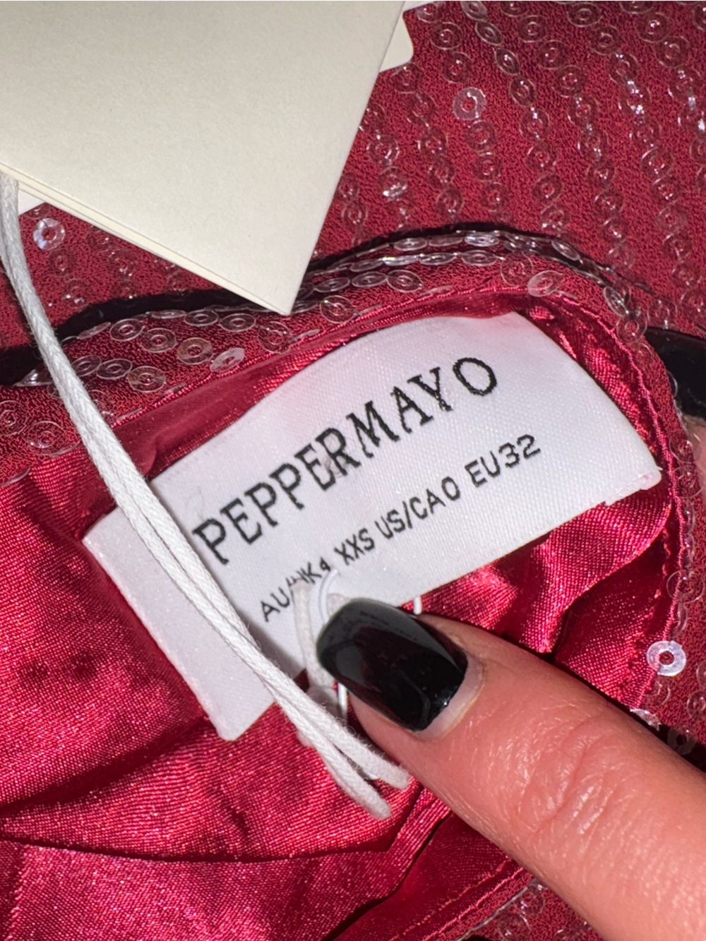 Peppermayo Shimmer Halter Mini Dress in Dusty Rose - Picture 7 of 7